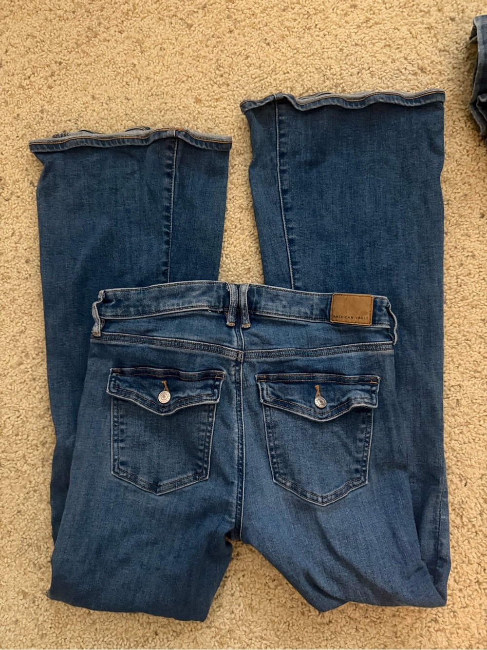 American Eagle Outfitters Dark Blue Flare Jeans